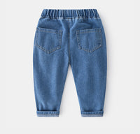 Load image into Gallery viewer, Baby Kid Boys Solid Color Jeans Wholesale 22071343
