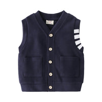 Load image into Gallery viewer, Baby Kid Boys Color-blocking Vests Waistcoats Wholesale 22071356
