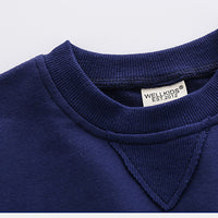 Load image into Gallery viewer, 2 Pieces Set Baby Kid Boys Solid Color Hoodies Swearshirts And Pants Wholesale 22071357
