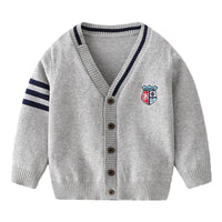 Load image into Gallery viewer, Baby Kid Boys Solid Color Cardigan Wholesale 22071358
