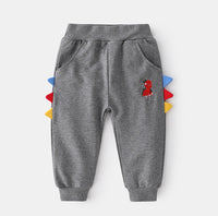 Load image into Gallery viewer, 2 Pieces Set Baby Kid Boys Dinosaur Hoodies Swearshirts And Solid Color Pants Wholesale 22071359
