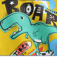 Load image into Gallery viewer, 2 Pieces Set Baby Kid Boys Dinosaur Hoodies Swearshirts And Solid Color Pants Wholesale 22071359
