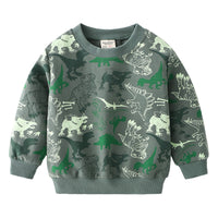 Load image into Gallery viewer, Baby Kid Boys Dinosaur Hoodies Swearshirts Wholesale 22071361
