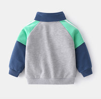 Load image into Gallery viewer, Baby Kid Boys Color-blocking Hoodies Swearshirts Wholesale 22071362
