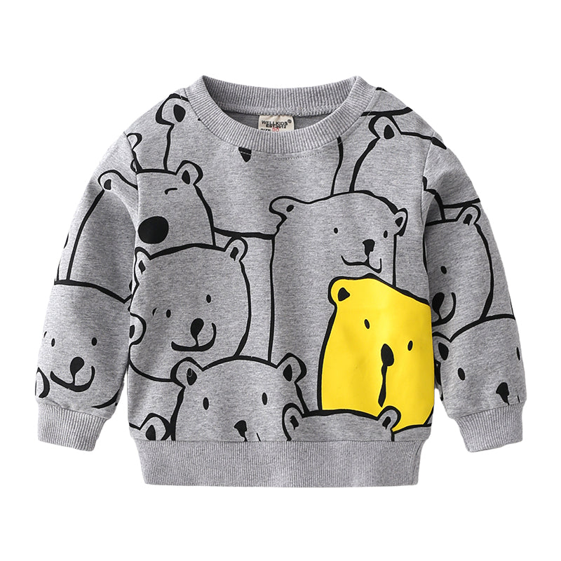 Baby Kid Boys Cartoon Hoodies Swearshirts Wholesale 22071364