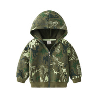 Load image into Gallery viewer, Baby Kid Boys Dinosaur Camo Jackets Outwears Wholesale 22071365
