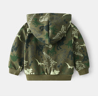 Load image into Gallery viewer, Baby Kid Boys Dinosaur Camo Jackets Outwears Wholesale 22071365
