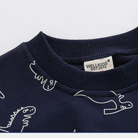 Load image into Gallery viewer, Baby Kid Boys Dinosaur Hoodies Swearshirts Wholesale 22071368
