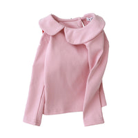 Load image into Gallery viewer, Baby Kid Girls Solid Color Color-blocking Tops Wholesale 22071508
