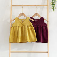 Load image into Gallery viewer, Baby Kid Girls Solid Color Dresses Wholesale 220715101
