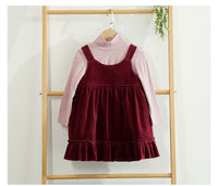Load image into Gallery viewer, Baby Kid Girls Solid Color Dresses Wholesale 220715106
