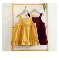 Load image into Gallery viewer, Baby Kid Girls Solid Color Dresses Wholesale 220715106
