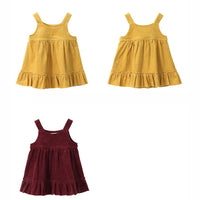 Load image into Gallery viewer, Baby Kid Girls Solid Color Dresses Wholesale 220715106

