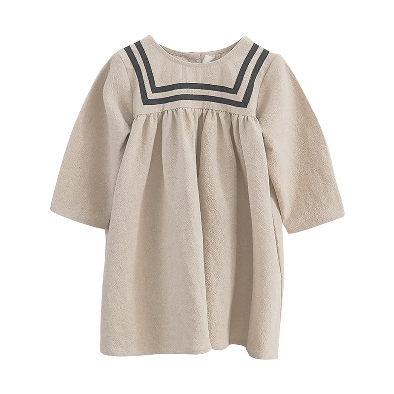 Baby Kid Girls Striped Dresses Wholesale 220715111