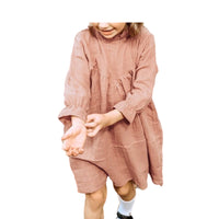 Load image into Gallery viewer, Baby Kid Girls Solid Color Dresses Wholesale 220715112
