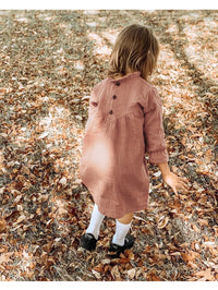 Load image into Gallery viewer, Baby Kid Girls Solid Color Dresses Wholesale 220715112
