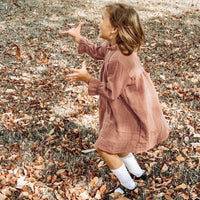 Load image into Gallery viewer, Baby Kid Girls Solid Color Dresses Wholesale 220715112
