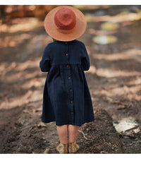 Load image into Gallery viewer, Baby Kid Girls Solid Color Dresses Wholesale 220715115
