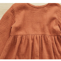 Load image into Gallery viewer, Baby Kid Girls Solid Color Dresses Wholesale 220715115
