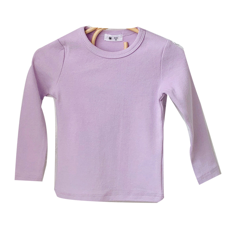 Baby Kid Unisex Solid Color Tops Wholesale 833612202