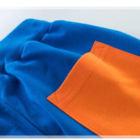 Load image into Gallery viewer, 2 Pieces Set Kid Big Kid Unisex Sports Striped Color-blocking Jackets Outwears And Pants Wholesale 22071909
