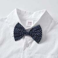 Load image into Gallery viewer, Baby Kid Boys Solid Color Bow Shirts Wholesale 220719112
