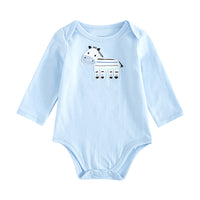 Load image into Gallery viewer, Baby Girls Striped Letters Flower Rainbow Love heart Animals Cartoon Star Bow Embroidered Print Rompers Wholesale 220719118
