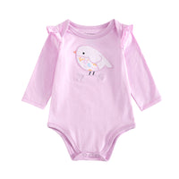 Load image into Gallery viewer, Baby Girls Striped Letters Flower Rainbow Love heart Animals Cartoon Star Bow Embroidered Print Rompers Wholesale 220719118
