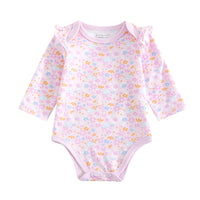 Load image into Gallery viewer, Baby Girls Striped Letters Flower Rainbow Love heart Animals Cartoon Star Bow Embroidered Print Rompers Wholesale 220719118
