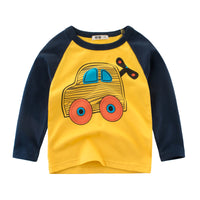 Load image into Gallery viewer, Baby Kid Unisex Color-blocking Cartoon Print Tops Wholesale 22071913
