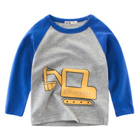 Load image into Gallery viewer, Baby Kid Unisex Color-blocking Cartoon Print Tops Wholesale 22071913
