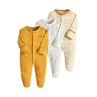 Load image into Gallery viewer, 3-Pack Baby Unisex Striped Flower Fruit Dinosaur Animals Cartoon Print Jumpsuits Wholesale 220719144
