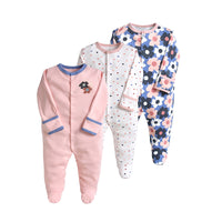 Load image into Gallery viewer, Baby Girls Boys Striped Dinosaur Animals Car Cartoon Print Jumpsuits Wholesale 22071922
