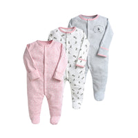 Load image into Gallery viewer, Baby Girls Boys Striped Dinosaur Animals Car Cartoon Print Jumpsuits Wholesale 22071922
