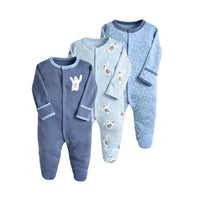 Load image into Gallery viewer, Baby Girls Boys Striped Dinosaur Animals Car Cartoon Print Jumpsuits Wholesale 22071922
