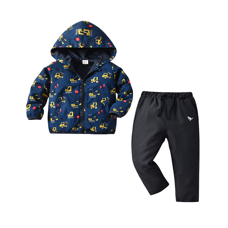 2 Pieces Set Baby Kid Boys Cartoon Print Jackets Outwears Animals And Embroidered Pants Wholesale 2207192422 Pieces Set Baby Kid Boys Cartoon Print Jackets Outwears Animals And Embroidered Pants Wholesale 220719242