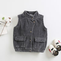 Load image into Gallery viewer, Baby Kid Unisex Solid Color Vests Waistcoats Wholesale 220719359
