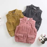 Load image into Gallery viewer, Baby Kid Unisex Solid Color Vests Waistcoats Wholesale 220719359
