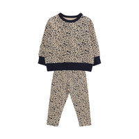 Load image into Gallery viewer, 2 Pieces Set Baby Unisex Leopard Print Hoodies&amp;Swearshirts And Pants Wholesale 220719494
