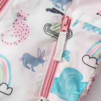 Load image into Gallery viewer, Baby Kid Girls Flamingo Cartoon Print Jackets Outwears Wholesale 220721158
