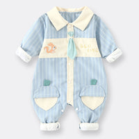 Load image into Gallery viewer, Baby Unisex Color-blocking Cartoon Print Jumpsuits Wholesale 220721451
