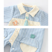 Load image into Gallery viewer, Baby Unisex Color-blocking Cartoon Print Jumpsuits Wholesale 220721451
