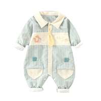 Load image into Gallery viewer, Baby Unisex Color-blocking Cartoon Print Jumpsuits Wholesale 220721451
