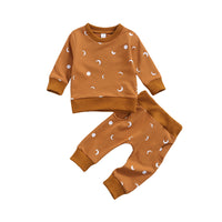 Load image into Gallery viewer, 2 Pieces Set Baby Unisex Print Tops And Pants Wholesale 220726118
