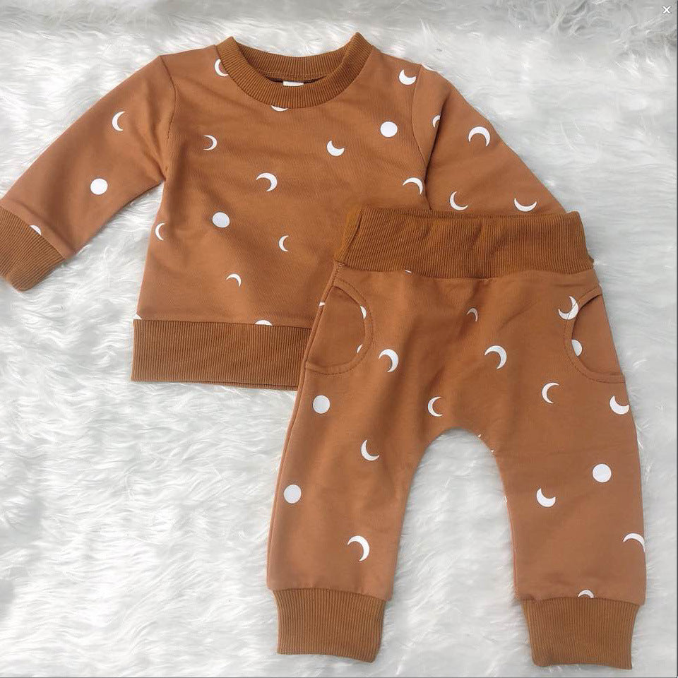 2 Pieces Set Baby Unisex Print Tops And Pants Wholesale 220726118