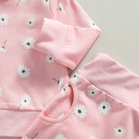 Load image into Gallery viewer, 2 Pieces Set Baby Unisex Flower Print Tops And Pants Wholesale 220726119
