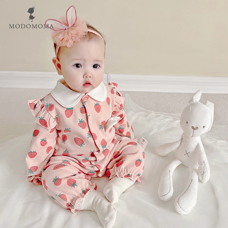 Baby Girls Fruit Jumpsuits Wholesale 220726198