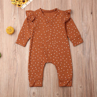 Load image into Gallery viewer, Baby Girls Polka dots Print Jumpsuits Wholesale 22072640
