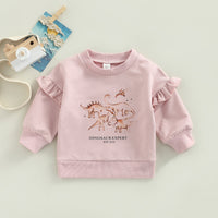 Load image into Gallery viewer, Baby Kid Girls Letters Dinosaur Cartoon Print Hoodies Swearshirts Wholesale 220726481

