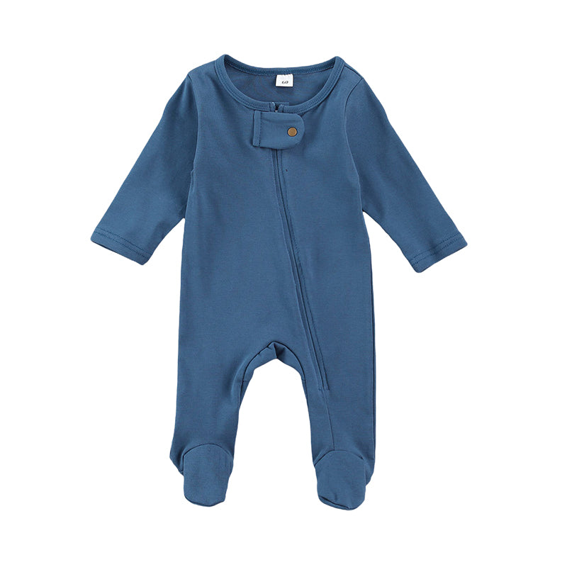Baby Unisex Solid Color Jumpsuits Wholesale 22072653